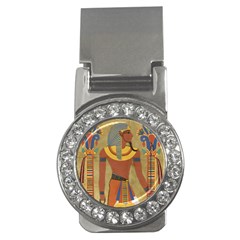 Egyptian Tutunkhamun Pharaoh Design Money Clips (cz)  by Mog4mog4