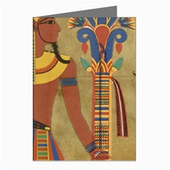 Egyptian Tutunkhamun Pharaoh Design Greeting Cards (pkg Of 8) by Mog4mog4