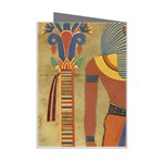 Egyptian Tutunkhamun Pharaoh Design Mini Greeting Card Right