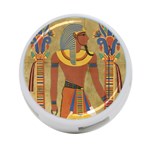 Egyptian Tutunkhamun Pharaoh Design 4-Port USB Hub (Two Sides) Front