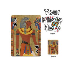 Egyptian Tutunkhamun Pharaoh Design Playing Cards 54 Designs (mini) by Mog4mog4