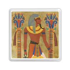 Egyptian Tutunkhamun Pharaoh Design Memory Card Reader (square) by Mog4mog4