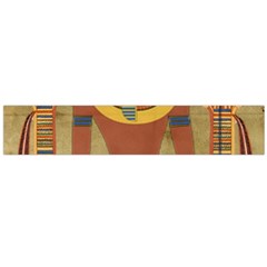 Egyptian Tutunkhamun Pharaoh Design Large Premium Plush Fleece Scarf  by Mog4mog4