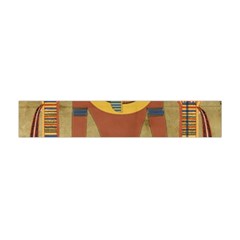 Egyptian Tutunkhamun Pharaoh Design Premium Plush Fleece Scarf (mini) by Mog4mog4