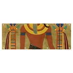 Egyptian Tutunkhamun Pharaoh Design Banner and Sign 8  x 3  Front