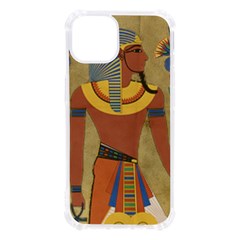 Egyptian Tutunkhamun Pharaoh Design Iphone 13 Tpu Uv Print Case by Mog4mog4