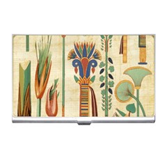 Egyptian Paper Papyrus Hieroglyphs Business Card Holder by Mog4mog4