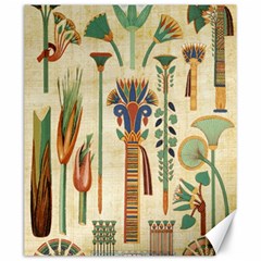 Egyptian Paper Papyrus Hieroglyphs Canvas 20  X 24  by Mog4mog4