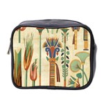 Egyptian Paper Papyrus Hieroglyphs Mini Toiletries Bag (Two Sides) Front