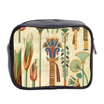 Egyptian Paper Papyrus Hieroglyphs Mini Toiletries Bag (Two Sides) Back