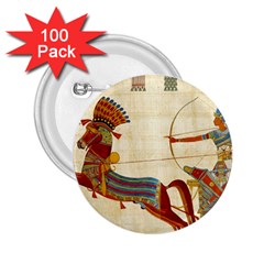 Egyptian Tutunkhamun Pharaoh Design 2 25  Buttons (100 Pack)  by Mog4mog4