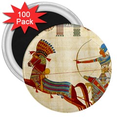 Egyptian Tutunkhamun Pharaoh Design 3  Magnets (100 Pack) by Mog4mog4