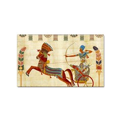 Egyptian Tutunkhamun Pharaoh Design Sticker Rectangular (10 Pack) by Mog4mog4