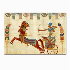 Egyptian Tutunkhamun Pharaoh Design Postcard 4 x 6  (pkg Of 10) by Mog4mog4