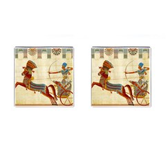 Egyptian Tutunkhamun Pharaoh Design Cufflinks (square) by Mog4mog4