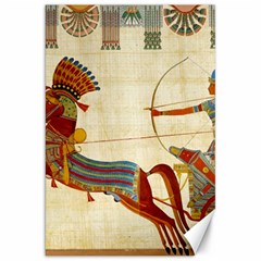 Egyptian Tutunkhamun Pharaoh Design Canvas 20  X 30  by Mog4mog4