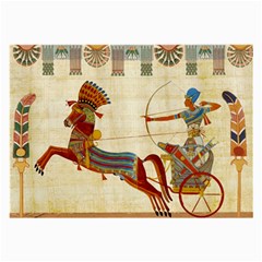 Egyptian Tutunkhamun Pharaoh Design Large Glasses Cloth by Mog4mog4