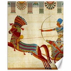 Egyptian Tutunkhamun Pharaoh Design Canvas 11  X 14  by Mog4mog4