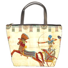 Egyptian Tutunkhamun Pharaoh Design Bucket Bag by Mog4mog4