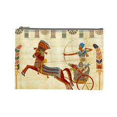 Egyptian Tutunkhamun Pharaoh Design Cosmetic Bag (large) by Mog4mog4