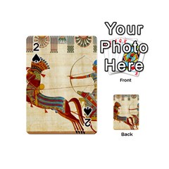 Egyptian Tutunkhamun Pharaoh Design Playing Cards 54 Designs (mini) by Mog4mog4