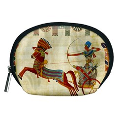 Egyptian Tutunkhamun Pharaoh Design Accessory Pouch (medium) by Mog4mog4