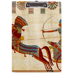 Egyptian Tutunkhamun Pharaoh Design A4 Acrylic Clipboard by Mog4mog4