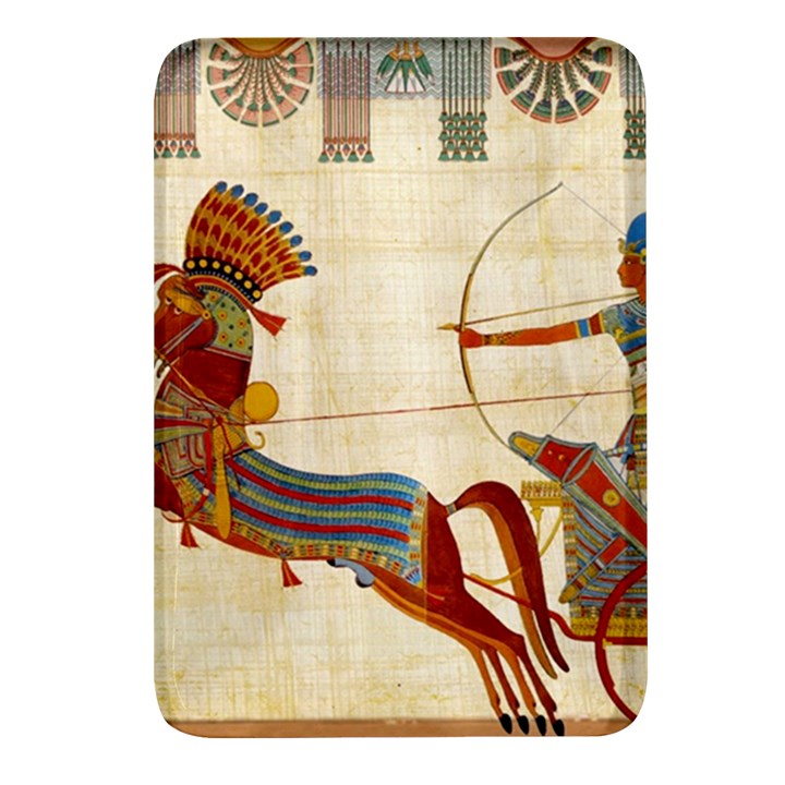 Egyptian Tutunkhamun Pharaoh Design Rectangular Glass Fridge Magnet (4 pack)