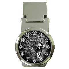 Lion Furious Abstract Desing Furious Money Clip Watches by Mog4mog4