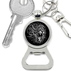 Lion Furious Abstract Desing Furious Bottle Opener Key Chain by Mog4mog4