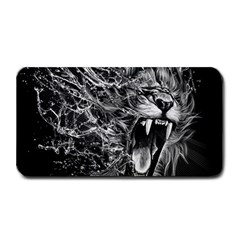 Lion Furious Abstract Desing Furious Medium Bar Mat by Mog4mog4