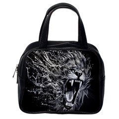 Lion Furious Abstract Desing Furious Classic Handbag (one Side)