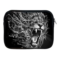 Lion Furious Abstract Desing Furious Apple Ipad 2/3/4 Zipper Cases by Mog4mog4