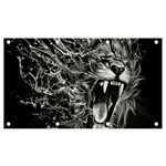 Lion Furious Abstract Desing Furious Banner and Sign 7  x 4  Front