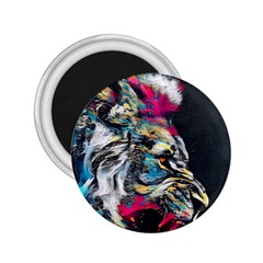 Angry Male Lion Roar 2.25  Magnets