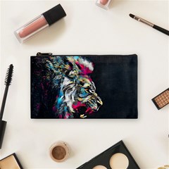 Angry Male Lion Roar Cosmetic Bag (Small)