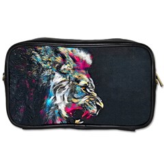 Angry Male Lion Roar Toiletries Bag (One Side)