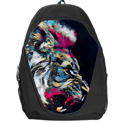 Angry Male Lion Roar Backpack Bag