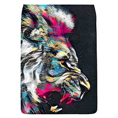 Angry Male Lion Roar Removable Flap Cover (S)