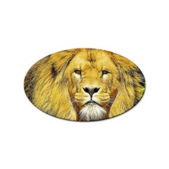 Lion Lioness Wildlife Hunter Sticker Oval (100 Pack) by Mog4mog4