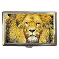 Lion Lioness Wildlife Hunter Cigarette Money Case by Mog4mog4