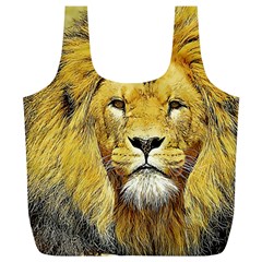 Lion Lioness Wildlife Hunter Full Print Recycle Bag (xl) by Mog4mog4