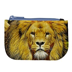 Lion Lioness Wildlife Hunter Large Coin Purse