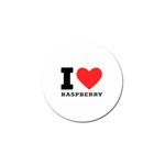 I love raspberry Golf Ball Marker (4 pack) Front