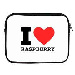 I Love Raspberry Apple Ipad 2/3/4 Zipper Cases by ilovewhateva