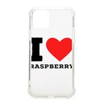 I love raspberry iPhone 11 Pro 5.8 Inch TPU UV Print Case Front