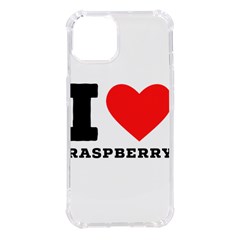 I Love Raspberry Iphone 14 Tpu Uv Print Case by ilovewhateva