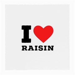 I Love Raisin  Medium Glasses Cloth by ilovewhateva