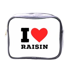 I Love Raisin  Mini Toiletries Bag (one Side) by ilovewhateva