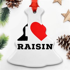 I Love Raisin  Ornament (christmas Tree)  by ilovewhateva